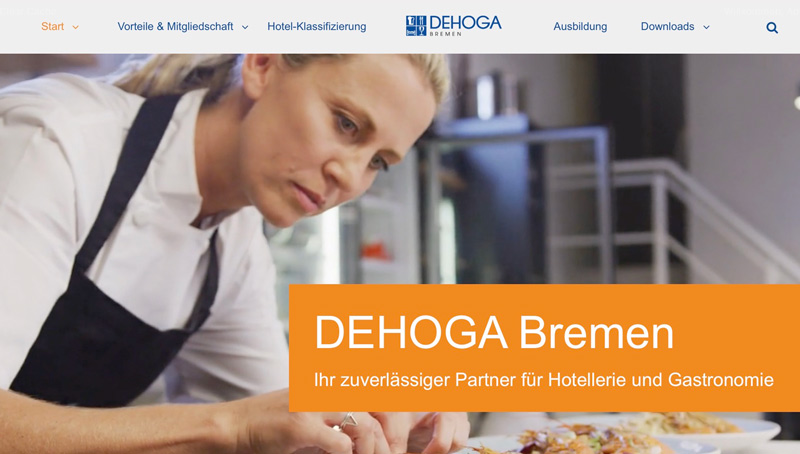 Logo Deutscher Hotel- und Gaststättenverband DEHOGA Bremen e.V.